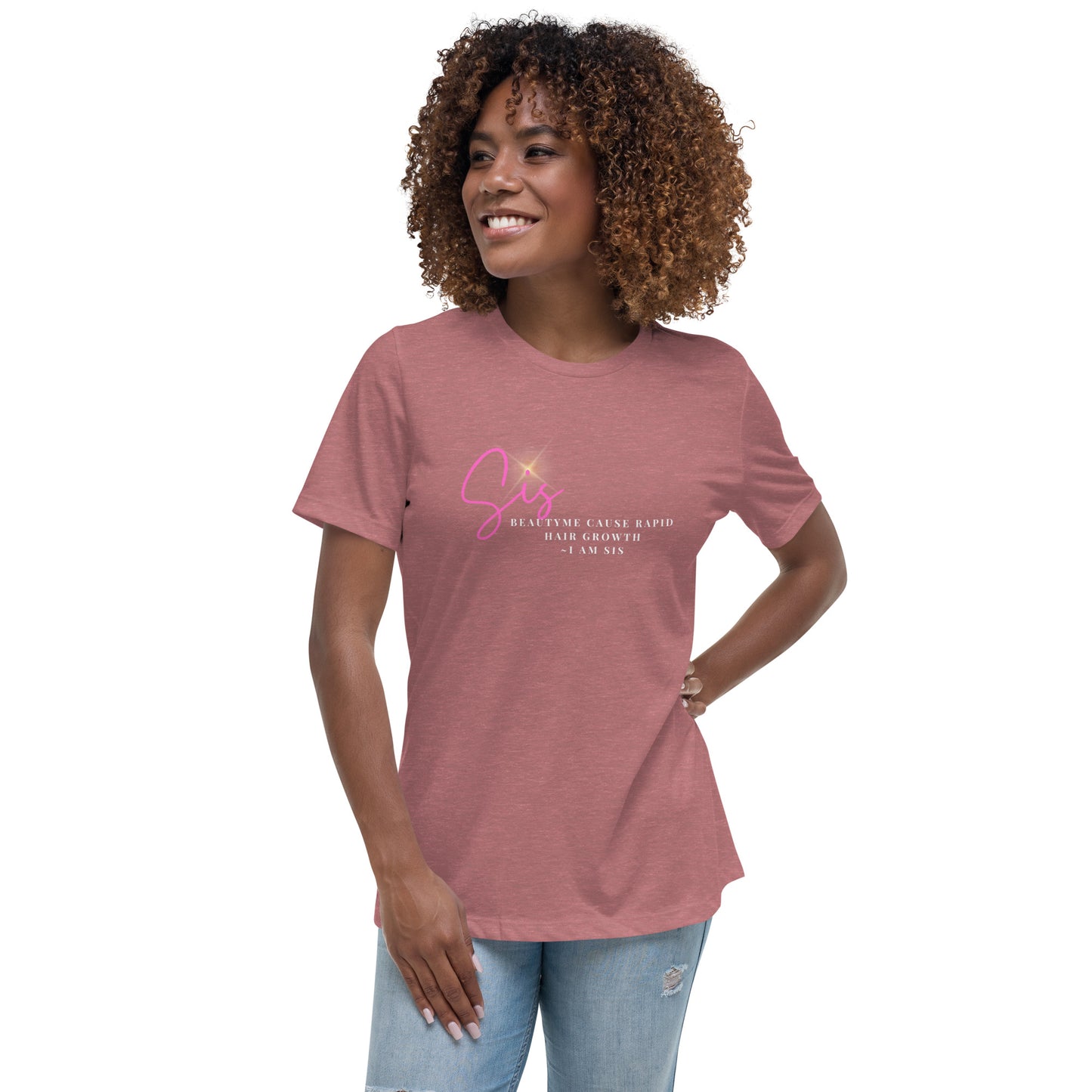 Beauty Me Sis Women's Relaxed T-Shirt