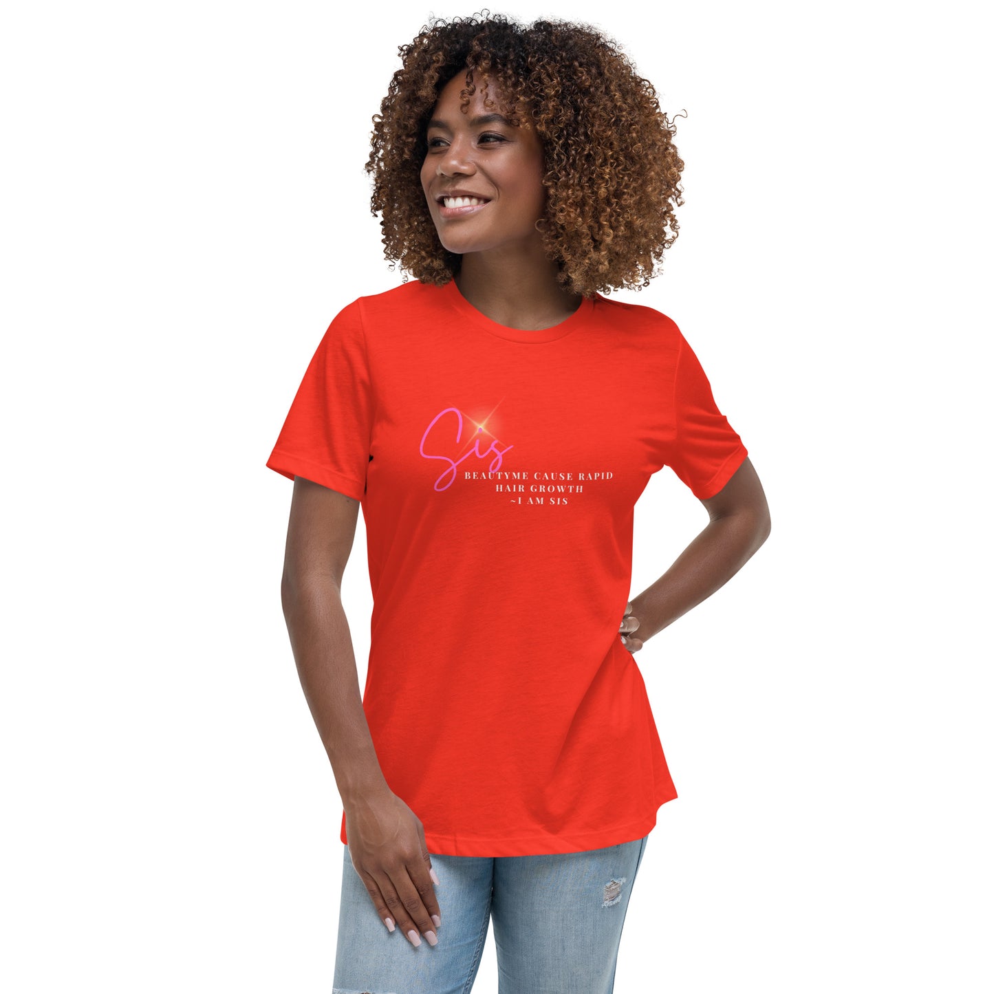 Beauty Me Sis Women's Relaxed T-Shirt